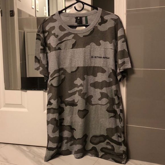 raw camouflage t shirt